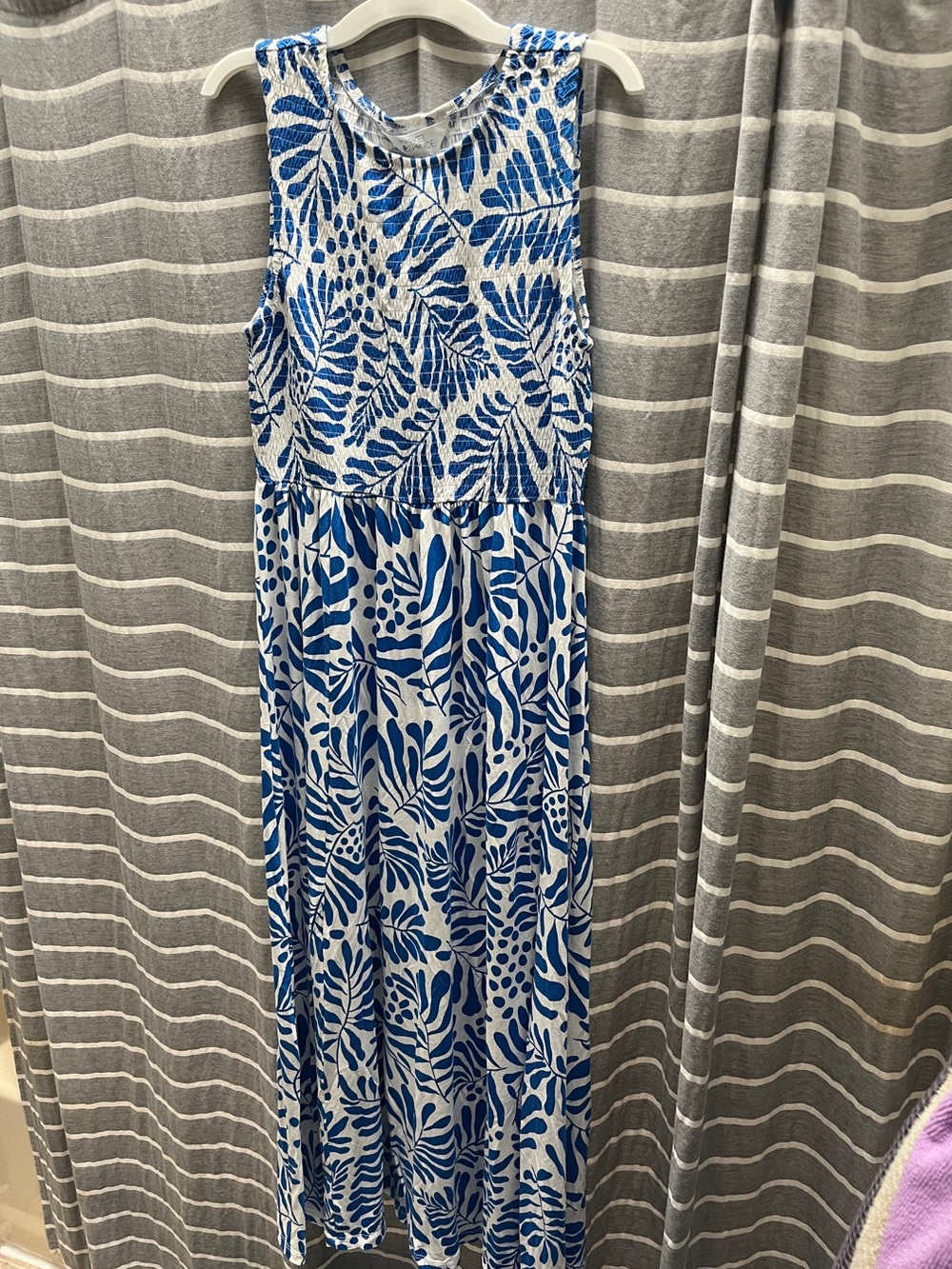 Blue maxi dress NWT